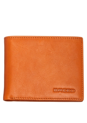 Breed Locke Genuine Leather Bi-Fold Wallet - Orange