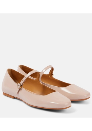 Tod's Polished leather Mary Jane flats