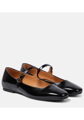 Tod's Polished leather Mary Jane flats