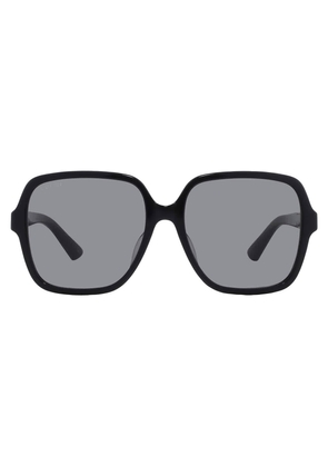 Gucci Grey Square Ladies Sunglasses GG1189SA 002 59