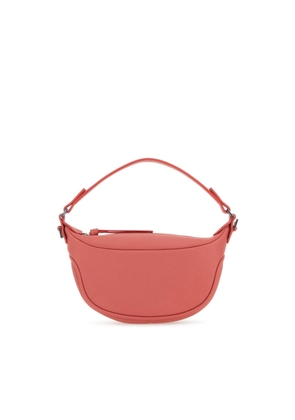 BY FAR Salmon Leather Mini Ami Handbag
