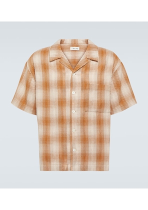 Frame Plaid cotton shirt