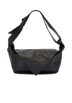 Bottega Veneta Medium Sawyer Shoulder Bag in Black & Silver - Black. Size all.