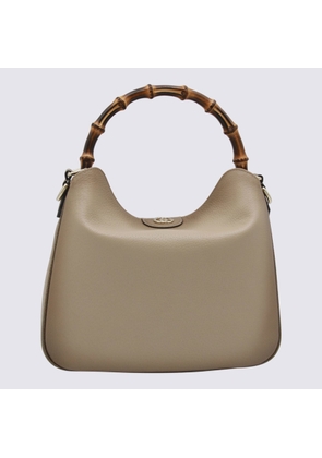 Gucci Beige Leather Diana Medium Top Handle Bag