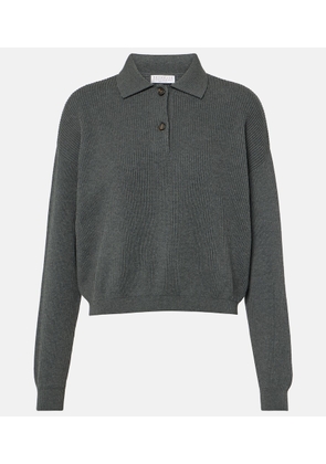 Brunello Cucinelli Cotton polo sweater