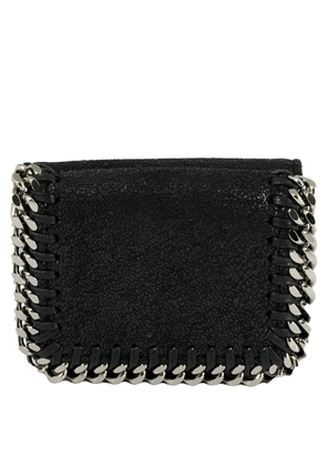 Stella McCartney Black Ladies Falabella Small Flap Wallet