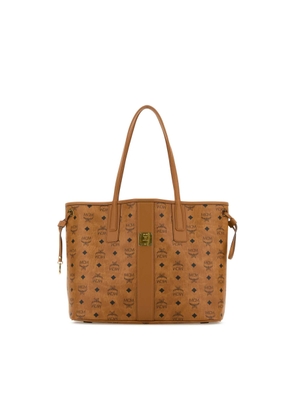 Mcm Printed Canvas Medium Liz Shopping Bag