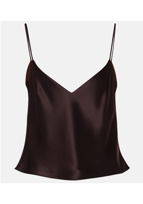 Galvan Ischia satin camisole