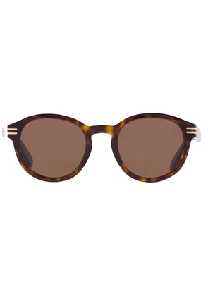 Bvlgari Brown Round Mens Sunglasses BV40028 52H 50