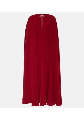 Valentino Cady Couture caped silk gown