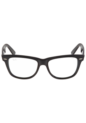 Ray Ban Wayfarer Clear Evolve Grey Photochromatic Square Unisex Sunglasses RB2140 901/5F 54