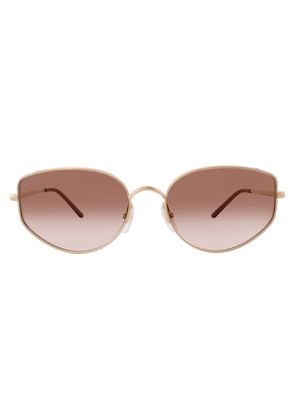 Cartier Panthere de Cartier Brown Cat Eye Ladies Sunglasses CT0300S 002 58