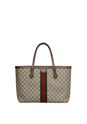 Gucci Web Stripe Detail Logo Tote
