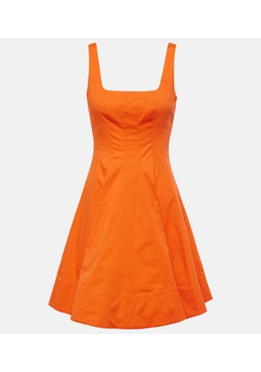Staud Wells cotton poplin minidress