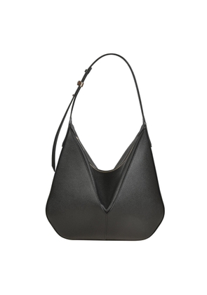Valextra Vivi Textured Hobo Bag
