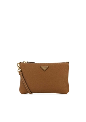 Prada Caramel Leather Crossbody Bag
