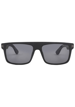 Tom Ford Philippe Polarized Smoke Browline Mens Sunglasses FT0999-N 02D 58