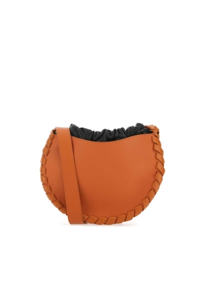 Chloé Dark Orange Leather Small Mate Crossbody Bag