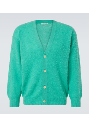 Auralee Cashmere, wool, and silk cardigan