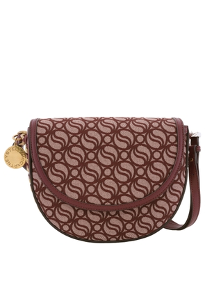 Stella Mccartney Ladies Burgundy Frayme Medium S-Wave Flap Shoulder Bag