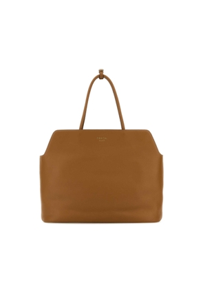 Prada Caramel Leather Shopping Bag