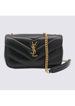 Saint Laurent Black Leather Loulou Mini Bag