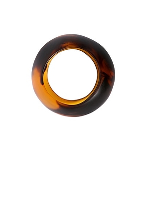 DINOSAUR DESIGNS Boulder Bangle in Tortoise - Brown. Size all.