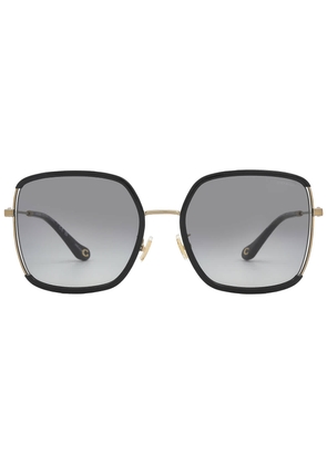 Coach Grey Gradient Butterfly Ladies Sunglasses HC7139BD 934611 58