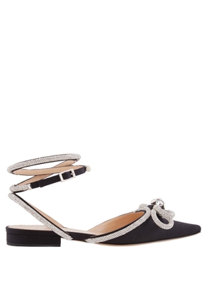 Mach Mach Crystal Embellishments Flats, Brand Size 36 (US Size 6)