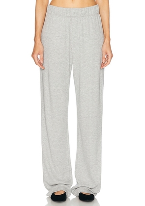 Eterne Thermal Lounge Pant in Heather Grey - Grey. Size L (also in M, XS).