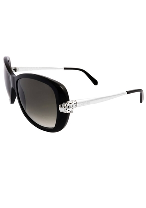 Cartier Panthere de Cartier Grey Square Ladies Sunglasses CT0066S 003 55