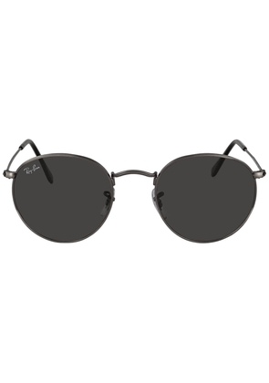 Ray Ban Round Metal Antiqued Dark GreyUnisex Sunglasses RB3447 9229B1 50