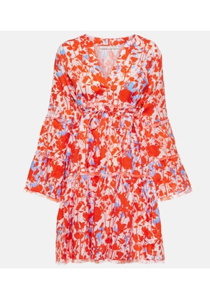 Heidi Klein Deia floral linen kaftan