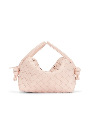 Bottega Veneta Small Loop Crossbody Bag in Cameo & Muse Brass - Cream. Size all.