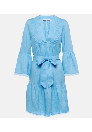 Heidi Klein Hydra tiered linen minidress