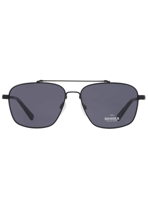 Shinola Grey Navigator Mens Sunglasses SH2100S 001 57