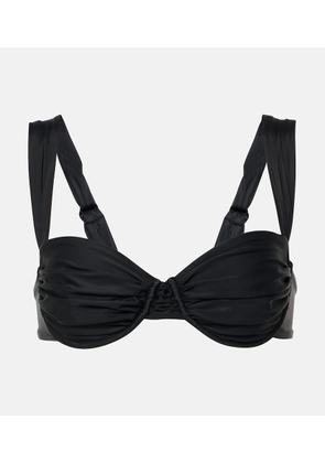Faithfull Sol ruched bikini top