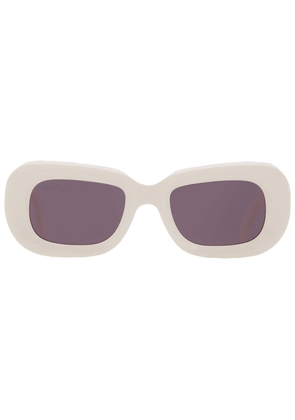 Off-White Carrara Grey Rectangular Unisex Sunglasses OERI019 0107 50