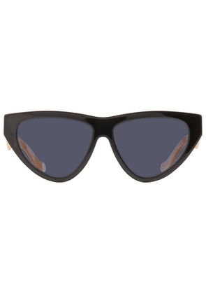 Gucci Blue Cat Eye Ladies Sunglasses GG1333S 004 58