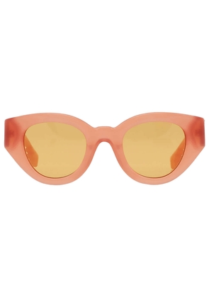 Burberry Meadow Orange Cat Eye Ladies Sunglasses BE4390F 4068/7 47