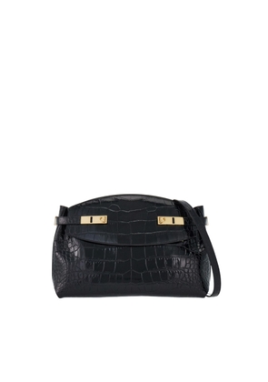 Ferragamo Hug Gancini-Buckled Calfskin Shoulder Bag