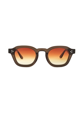 AKILA Logos Sunglasses in Umber & Gradient Amber - Brown. Size all.