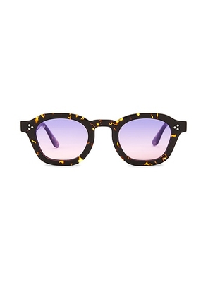 AKILA Logos Sunglasses in Tokyo Tortoise & Sunset - Purple. Size all.