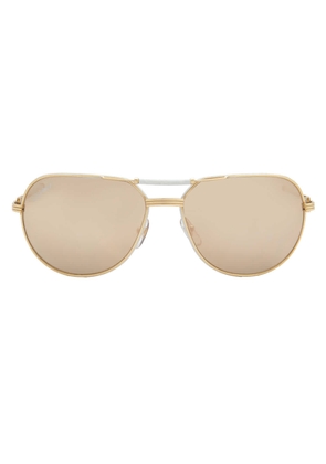 Cartier Premiere de Cartier Blue Pilot Unisex Sunglasses CT0053S 003 61