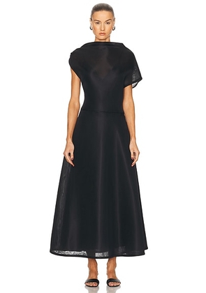 Brandon Maxwell The Genevieve Dress in Black - Black. Size 10 (also in ).