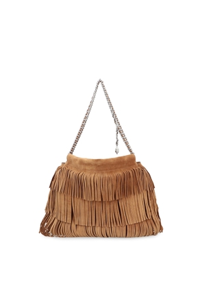 Tory Burch Hobo Bag Fleming In Suede With Fringes