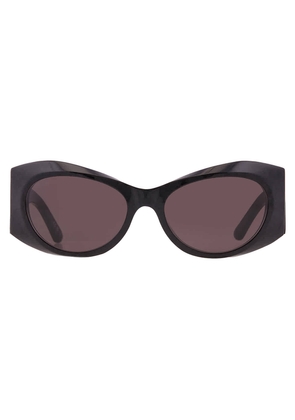 Balenciaga Grey Cat Eye Ladies Sunglasses BB0394S 003 59