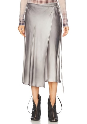 Acne Studios Ivana Skirt in Multi Grey - Grey. Size 40 (also in 42).