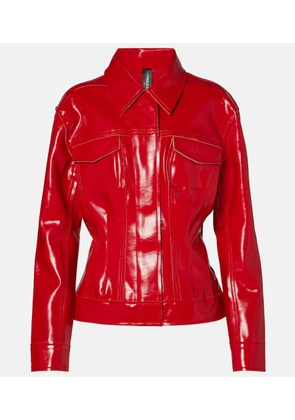 Norma Kamali Faux leather jacket