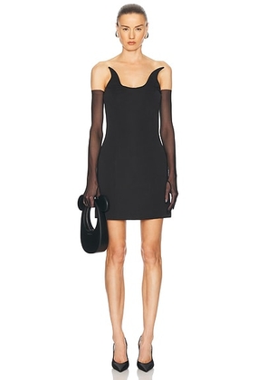 Coperni X Disney Horn Dress in Black - Black. Size 34 (also in 36).